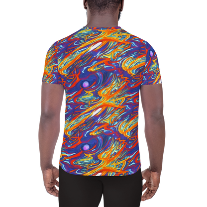 Men's Athletic T-Shirt - Galactic Ember