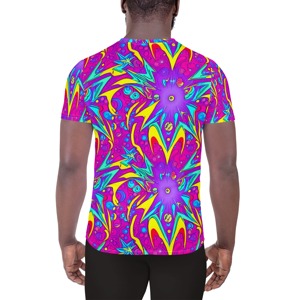 Men's Athletic T-Shirt - Nebula Radiance