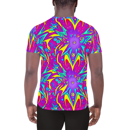 Men's Athletic T-Shirt - Nebula Radiance