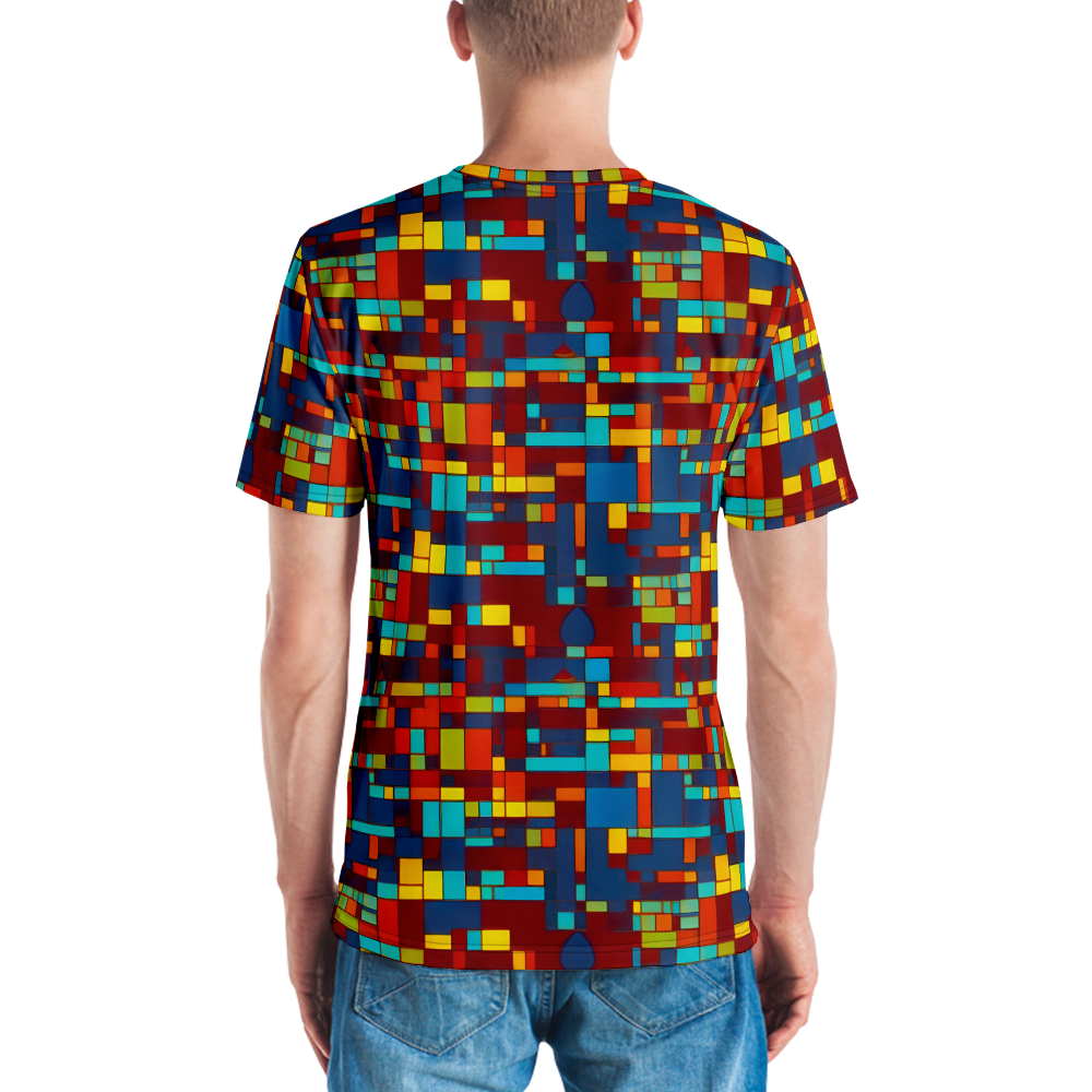 Men's Crew Neck T-Shirt - Astral Grid