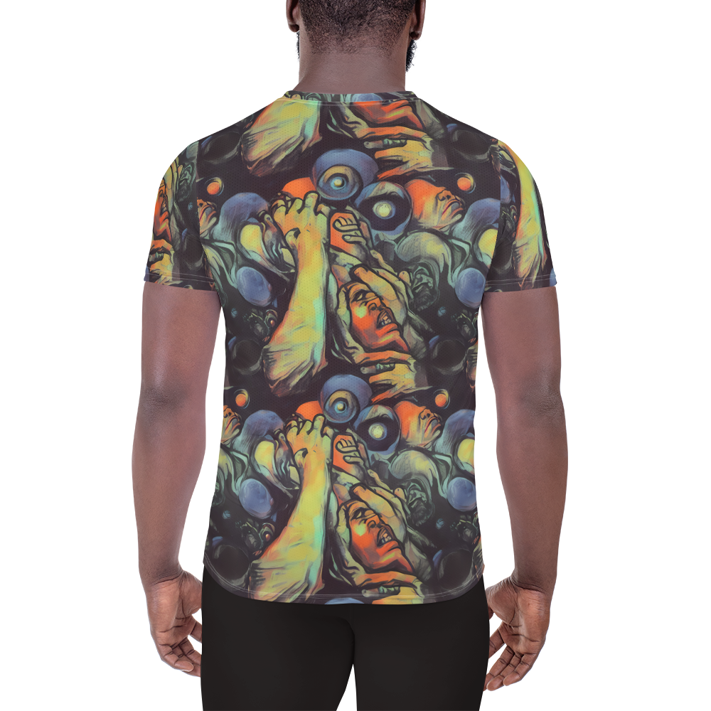 Men's Athletic T-Shirt - Cosmic Scream