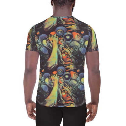 Men's Athletic T-Shirt - Cosmic Scream