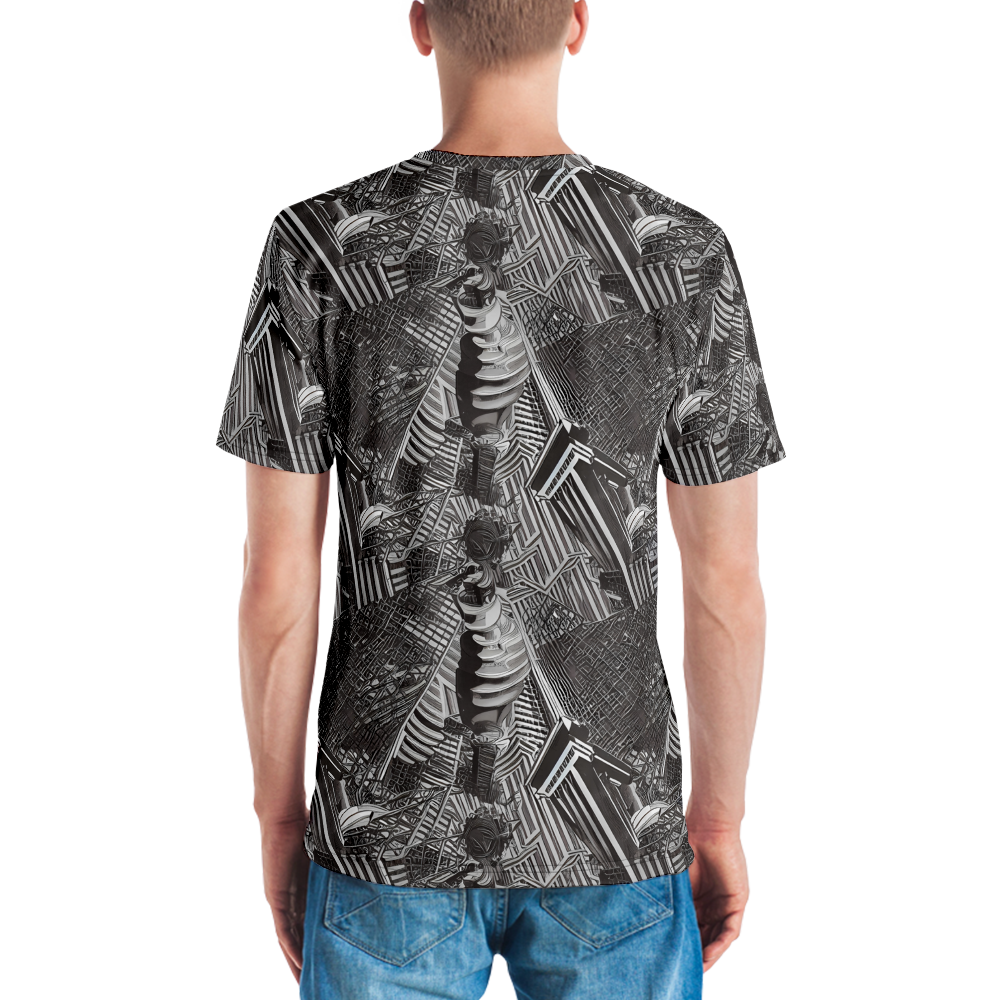 Men's Crew Neck T-Shirt - Piranesi's Web