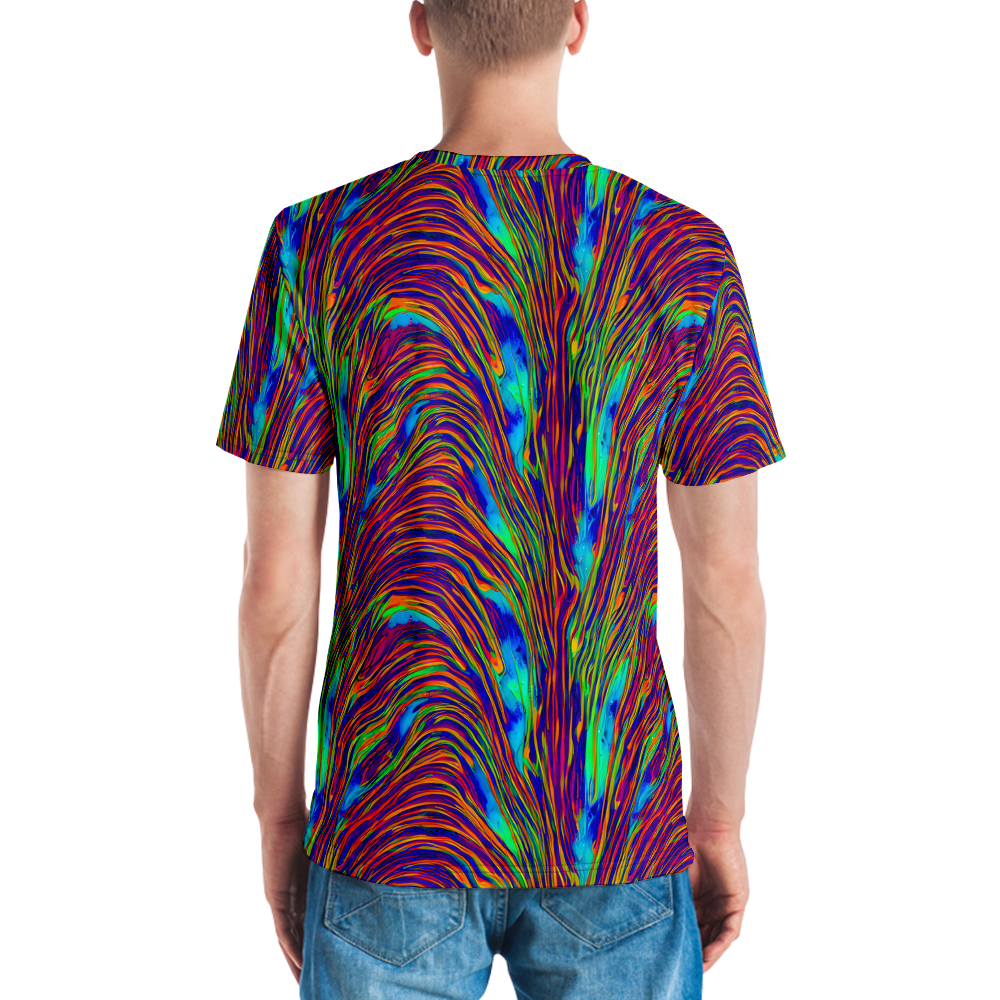 Men's Crew Neck T-Shirt - Lux Waves