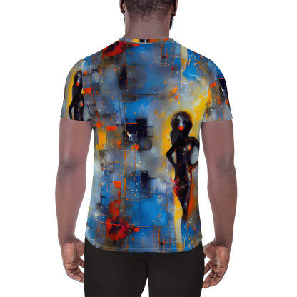 Men's Athletic T-Shirt - Neoblock Fusion