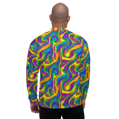 Bomber Jacket - Electric Aurora