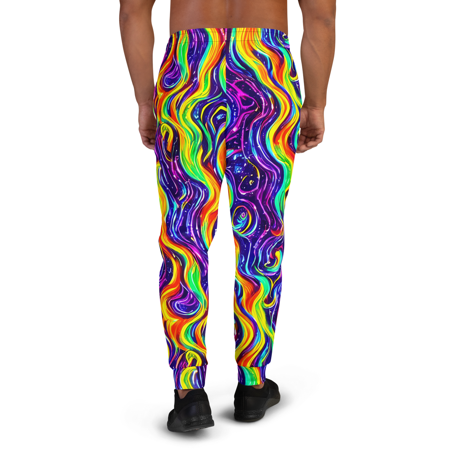 Men’s Joggers - Galactic Flames