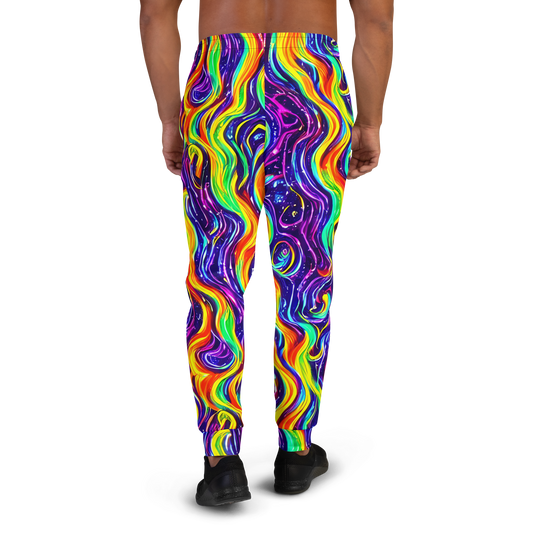 Men’s Joggers - Galactic Flames