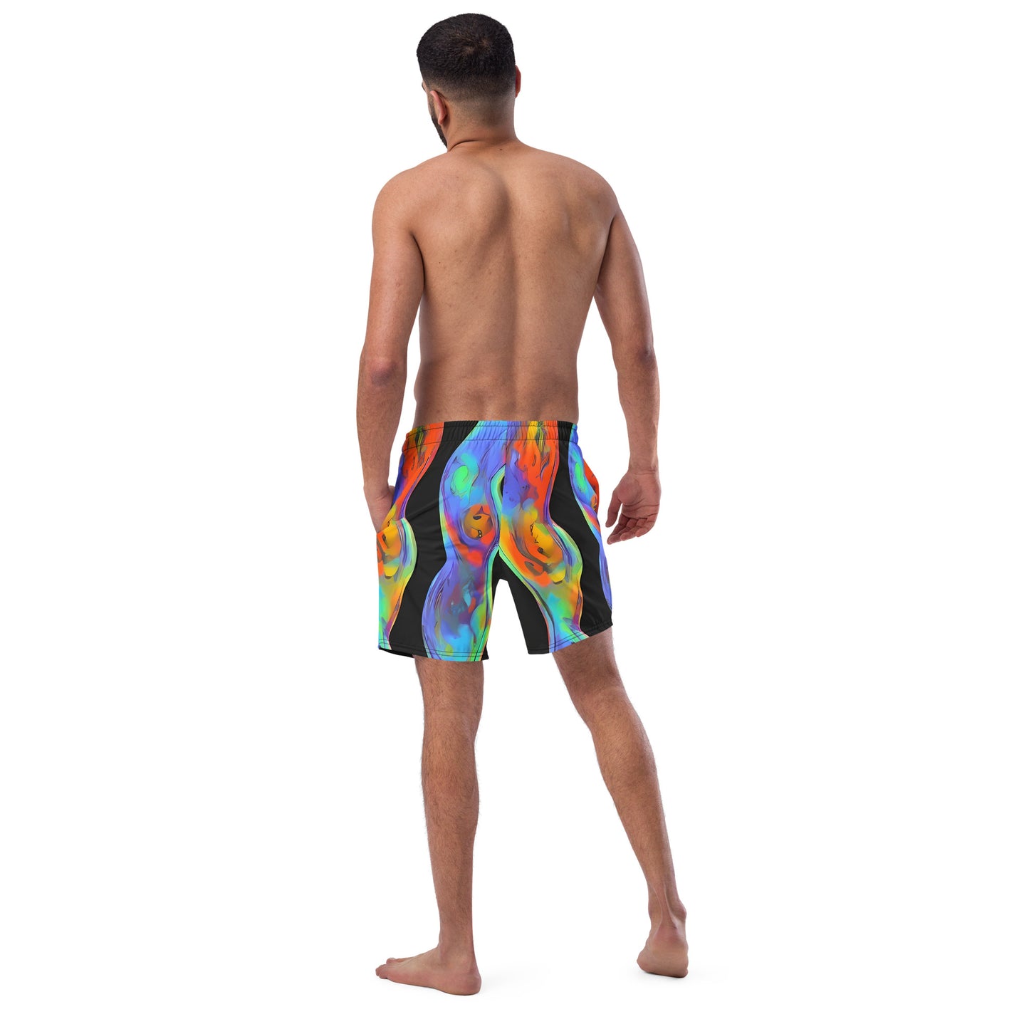 Swim Trunks - Vibrant Vortices