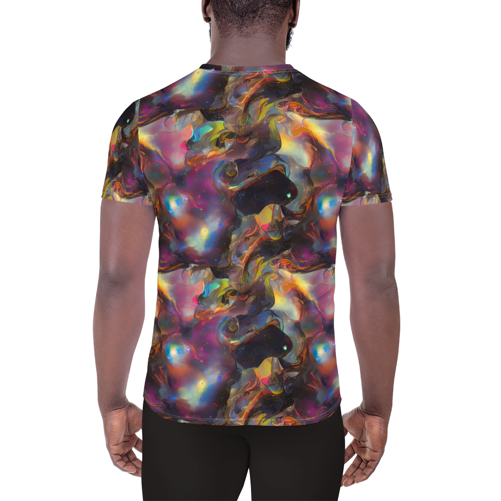 Men's Athletic T-Shirt - Cosmic Fusion