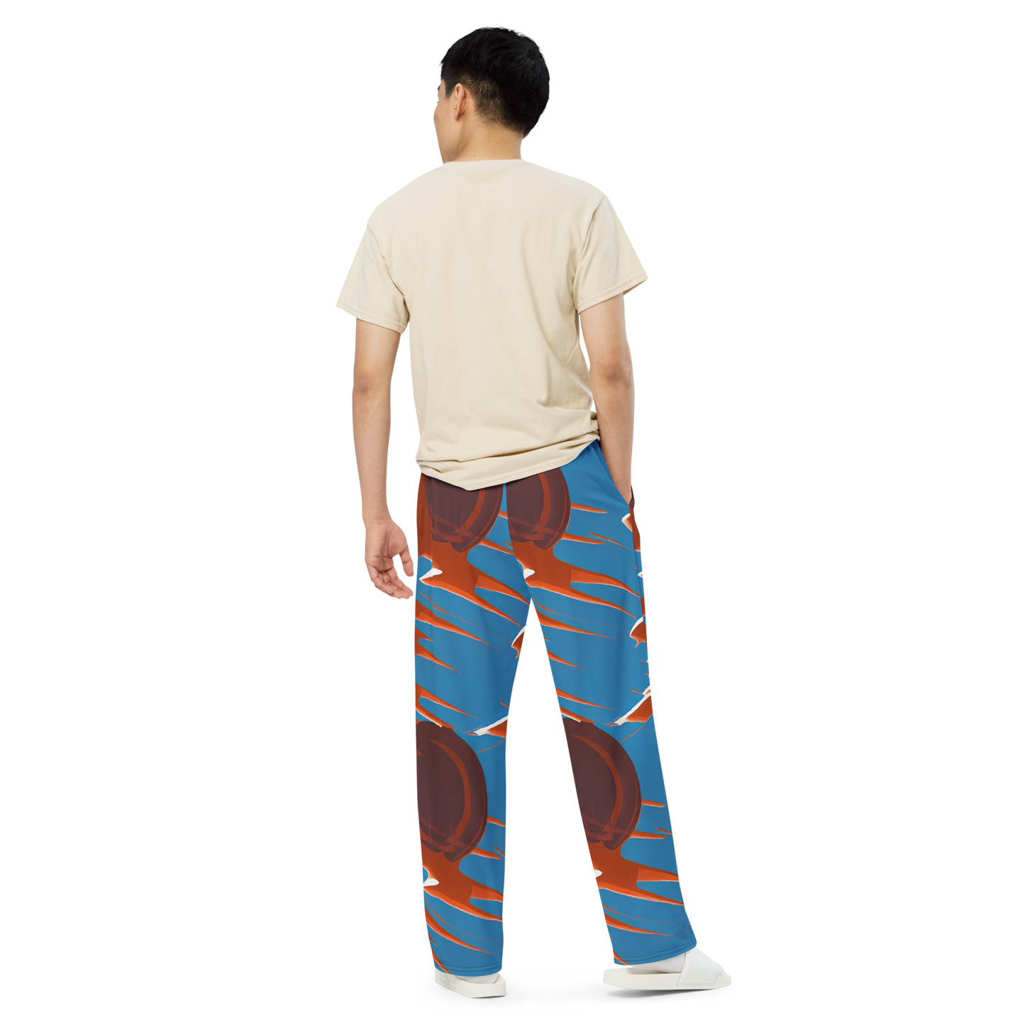 Wide-Leg Pants - Desert Vortex