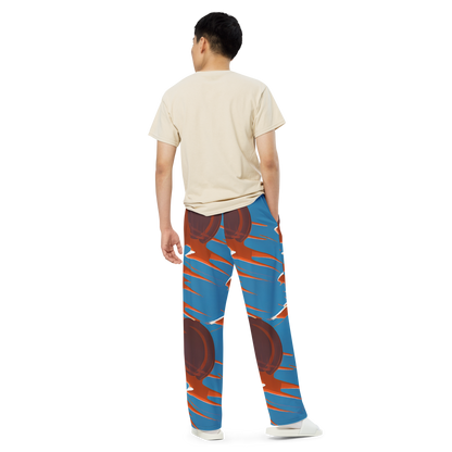 Wide-Leg Pants - Desert Vortex