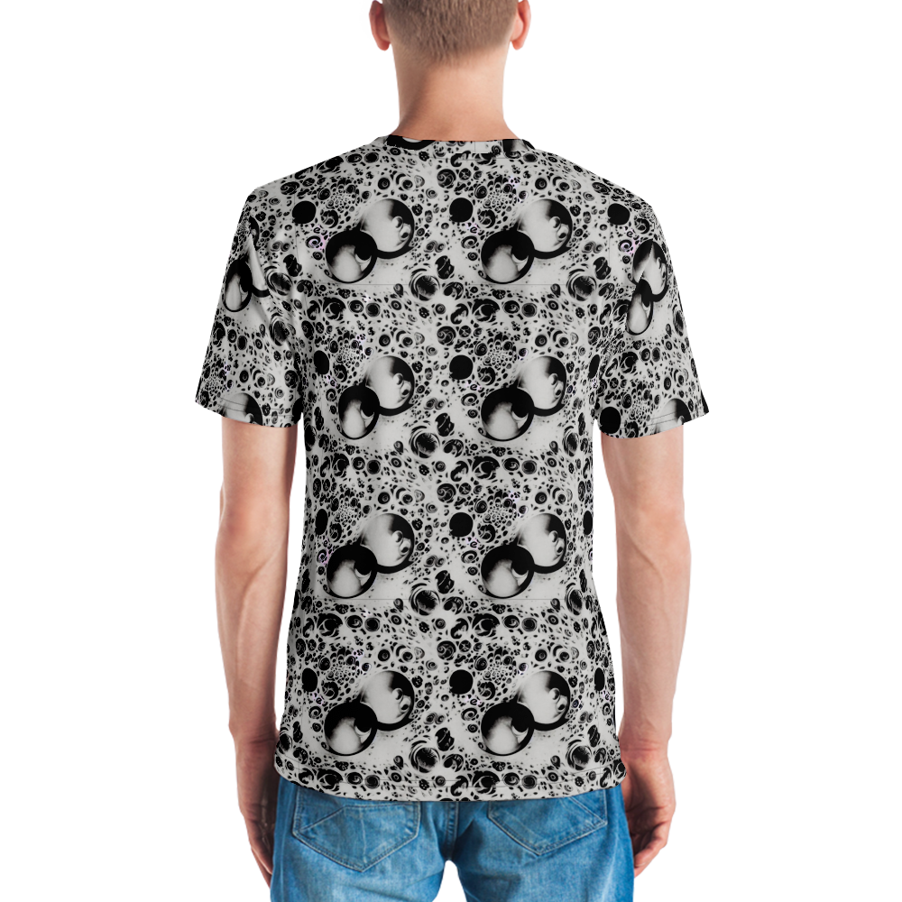 Men's Crew Neck T-Shirt - Crater Swirl