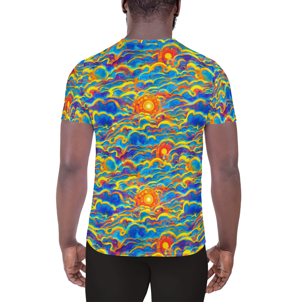 Men's Athletic T-Shirt - Chroma Ripple