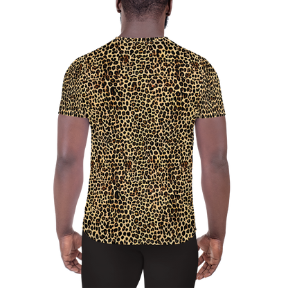 Men's Athletic T-Shirt - Cheetah Mosaic