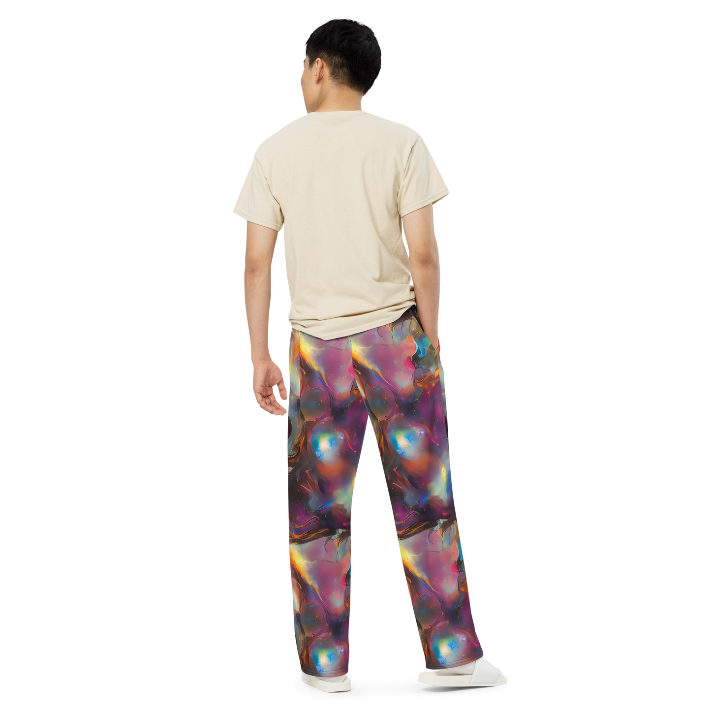 Wide-Leg Pants - Cosmic Fusion