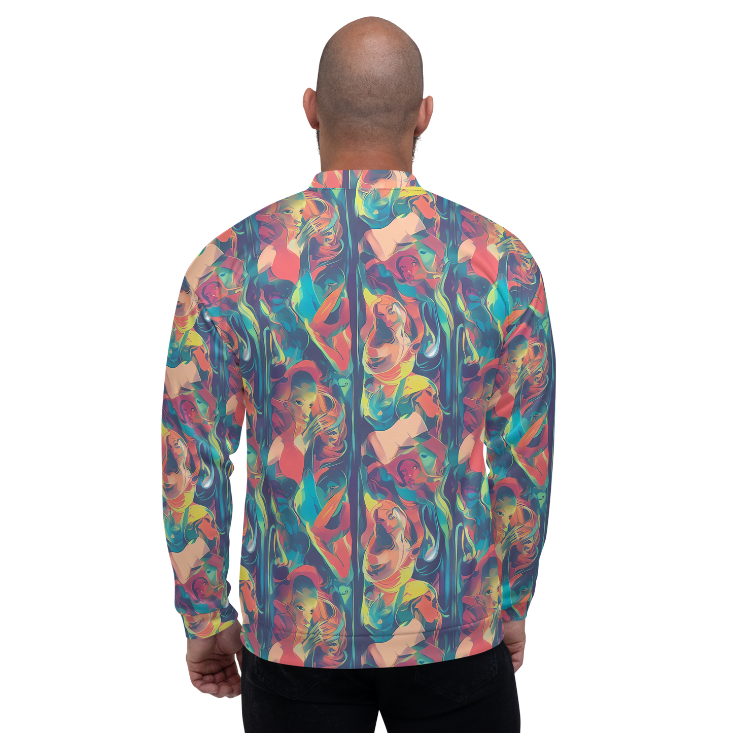 Bomber Jacket - Neon Aurora