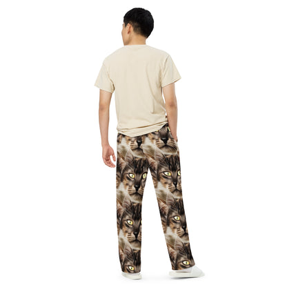 Wide-Leg Pants - Feline Reverie