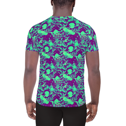 Men's Athletic T-Shirt - Alien Ripples