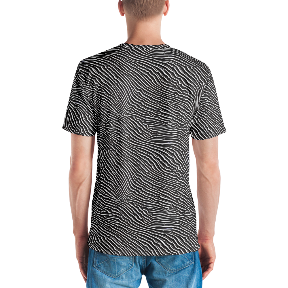 Men's Crew Neck T-Shirt - Hypnotic Waves