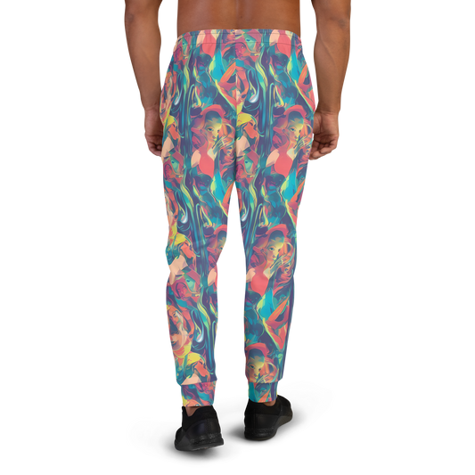 Men’s Joggers - Neon Aurora