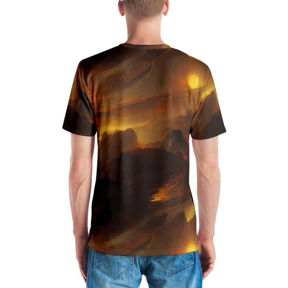 Men's Crew Neck T-Shirt - Sunset Shores