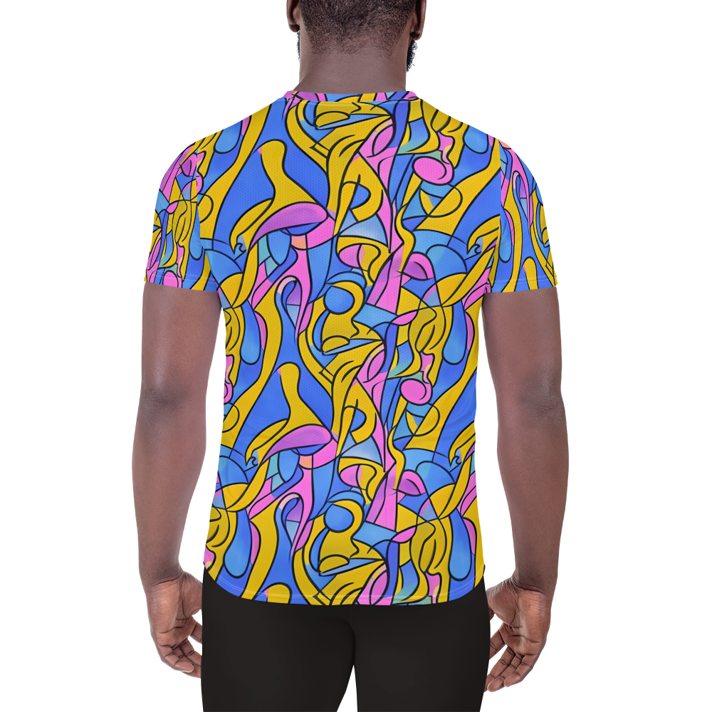 Men's Athletic T-Shirt - Cosmic Curves