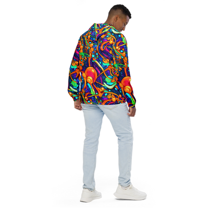 Men's Windbreaker - Iridescent Nebula