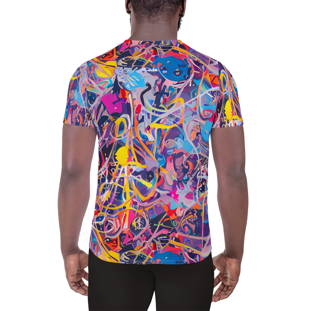 Men's Athletic T-Shirt - Vibrant Fusion