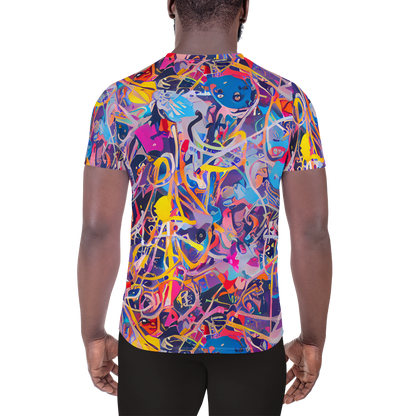 Men's Athletic T-Shirt - Vibrant Fusion