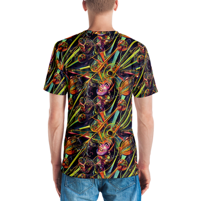 Men's Crew Neck T-Shirt - Psychedelic Deep Space