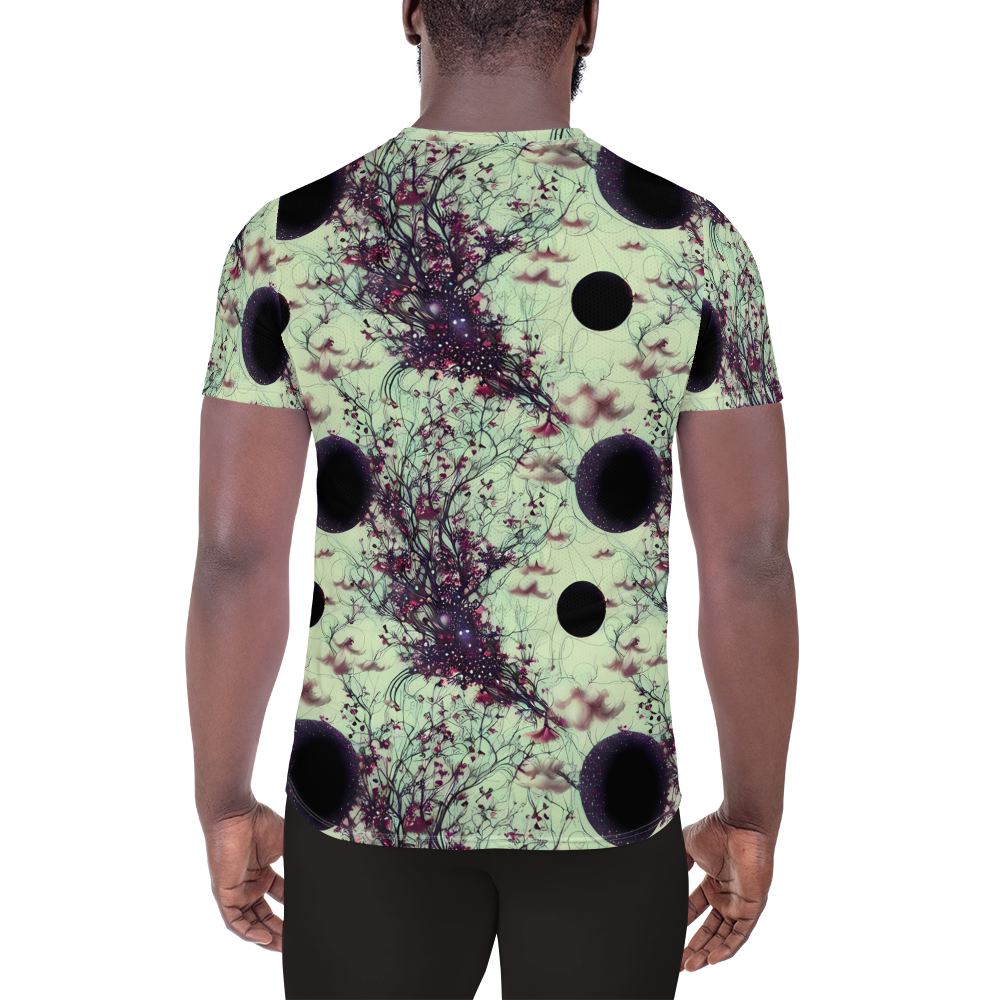 Men's Athletic T-Shirt - Celestial Bloom