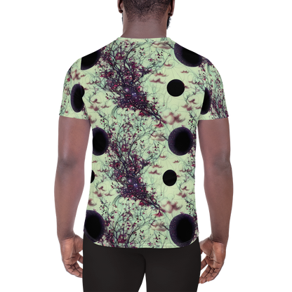 Men's Athletic T-Shirt - Celestial Bloom