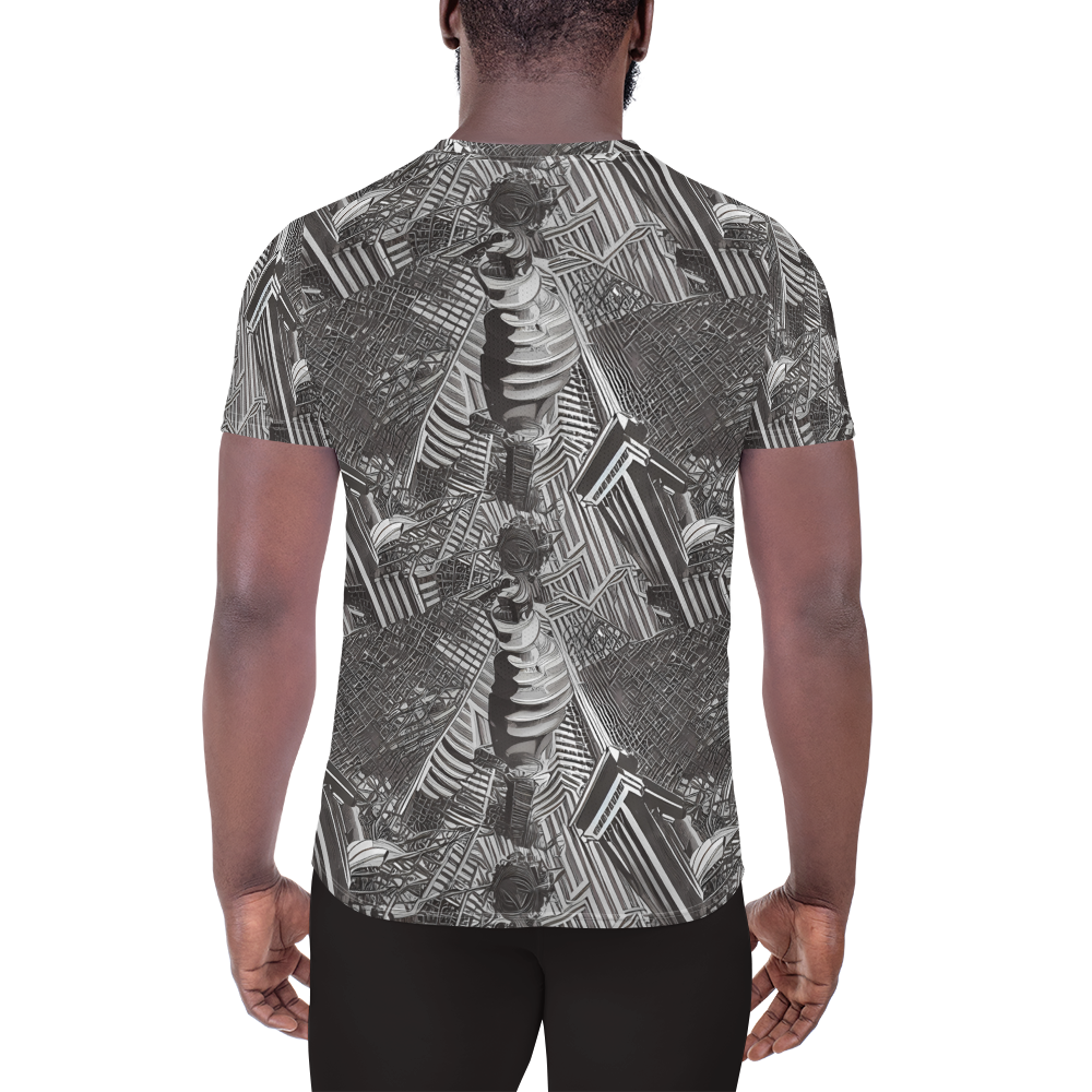 Men's Athletic T-Shirt - Piranesi's Web