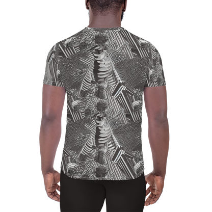 Men's Athletic T-Shirt - Piranesi's Web