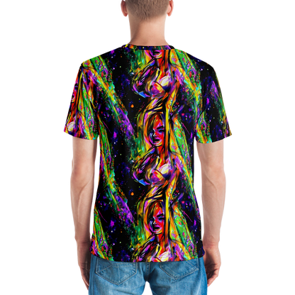 Men's Crew Neck T-Shirt - Galactic Flamenco