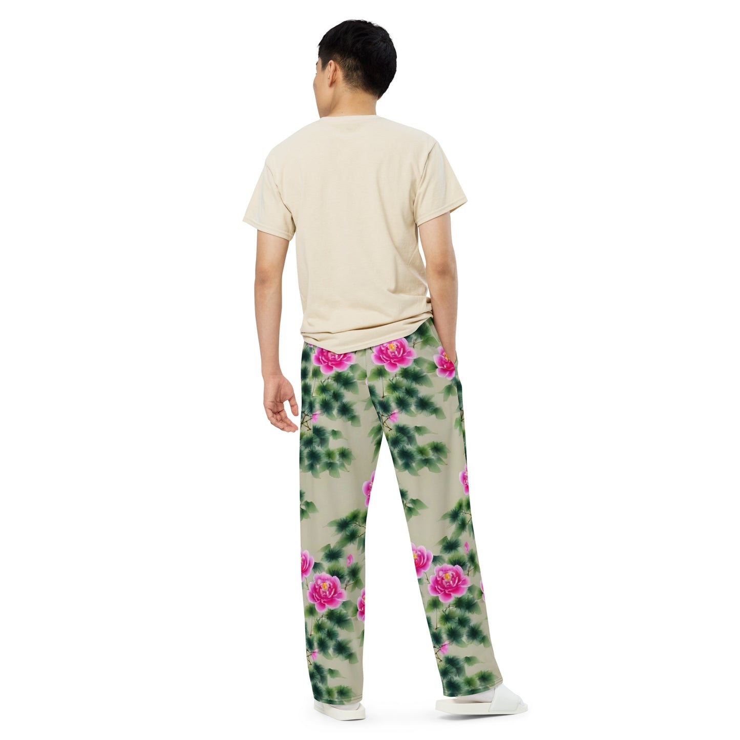 Wide-Leg Pants - Blossom Reverie