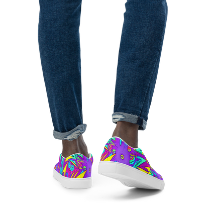 Men's Slip-On Canvas Shoes - Nebula Radiance