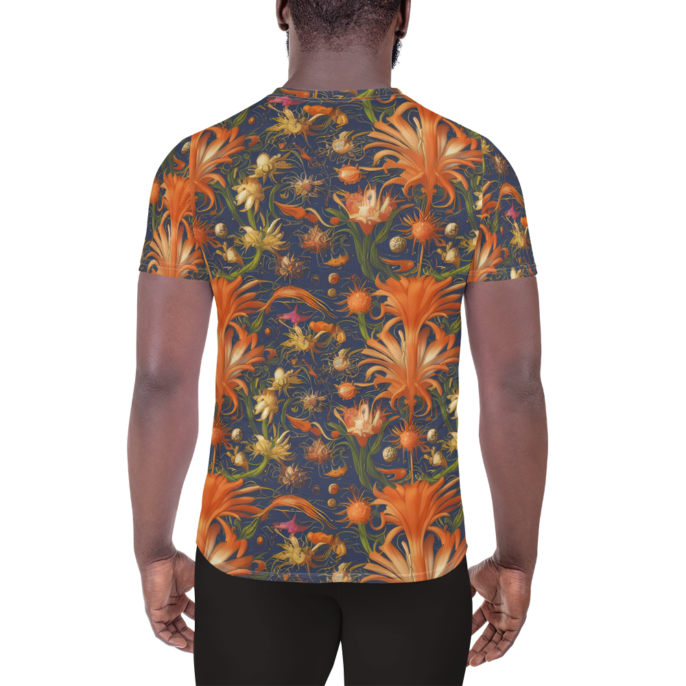 Men's Athletic T-Shirt - Stellar Blooms