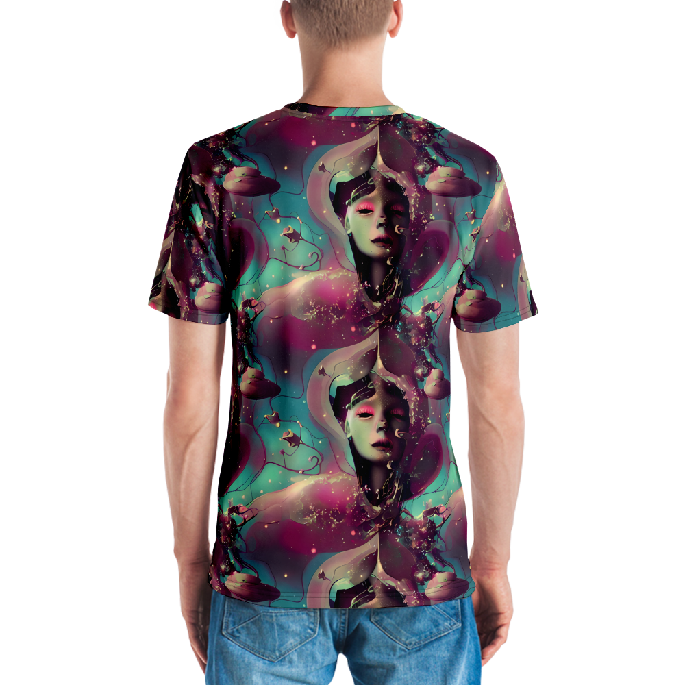 Men's Crew Neck T-Shirt - Nouveau Galaxy