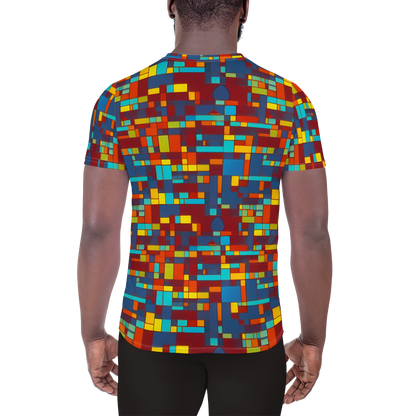 Men's Athletic T-Shirt - Astral Grid