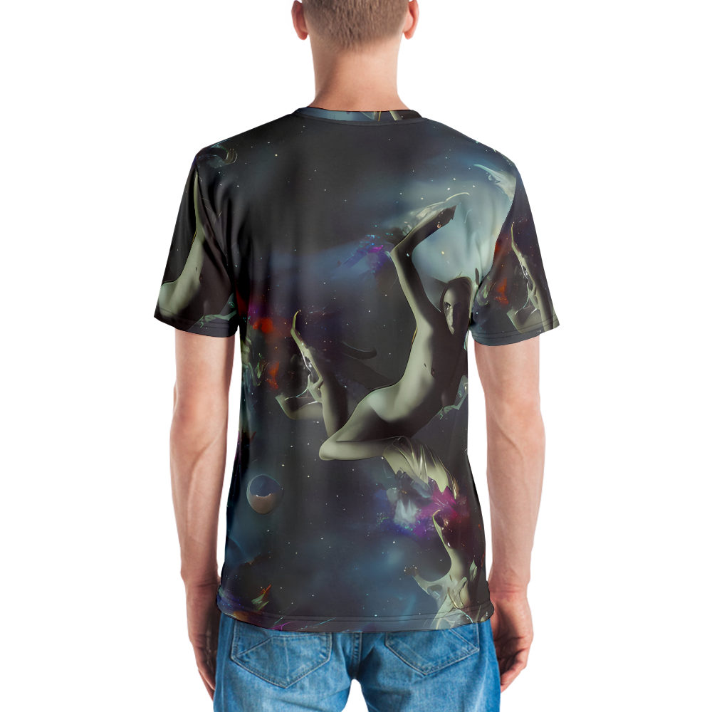 Men's Crew Neck T-Shirt - Cosmic Dancer