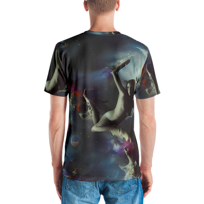 Men's Crew Neck T-Shirt - Cosmic Dancer