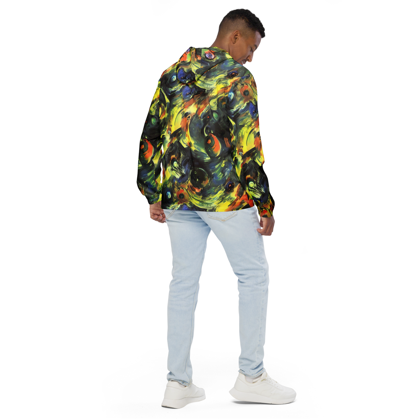 Men's Windbreaker - Seve Swirl