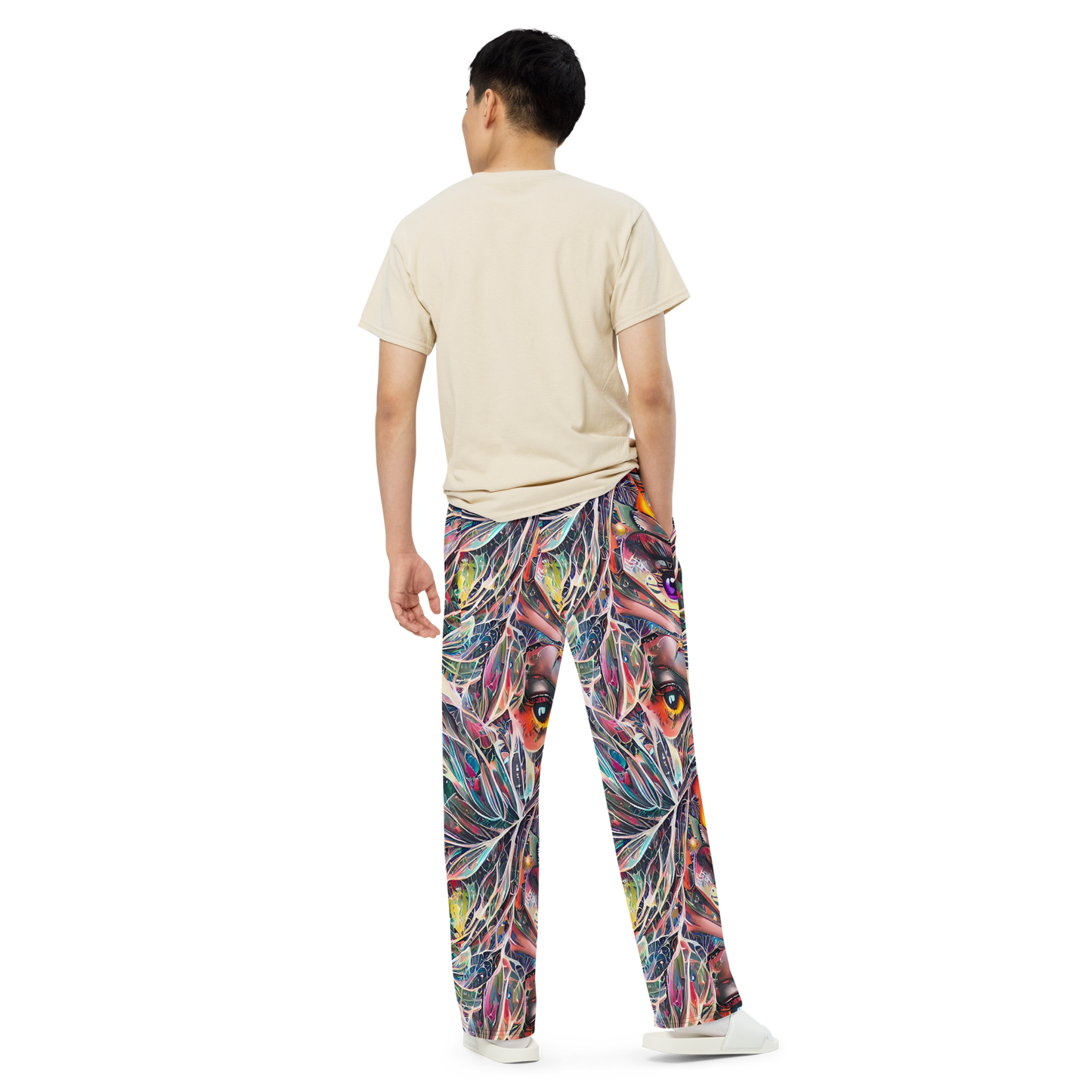 Wide-Leg Pants - Prismatic Reverie