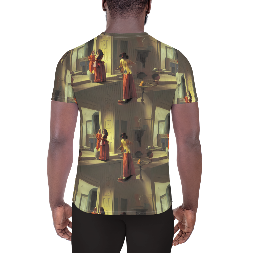 Men's Athletic T-Shirt - Surreal Shadows