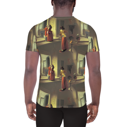 Men's Athletic T-Shirt - Surreal Shadows