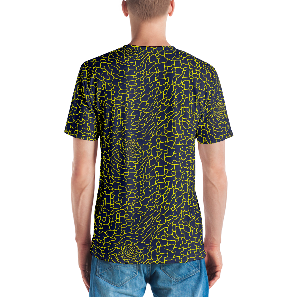 Men's Crew Neck T-Shirt - Nightshade Maze