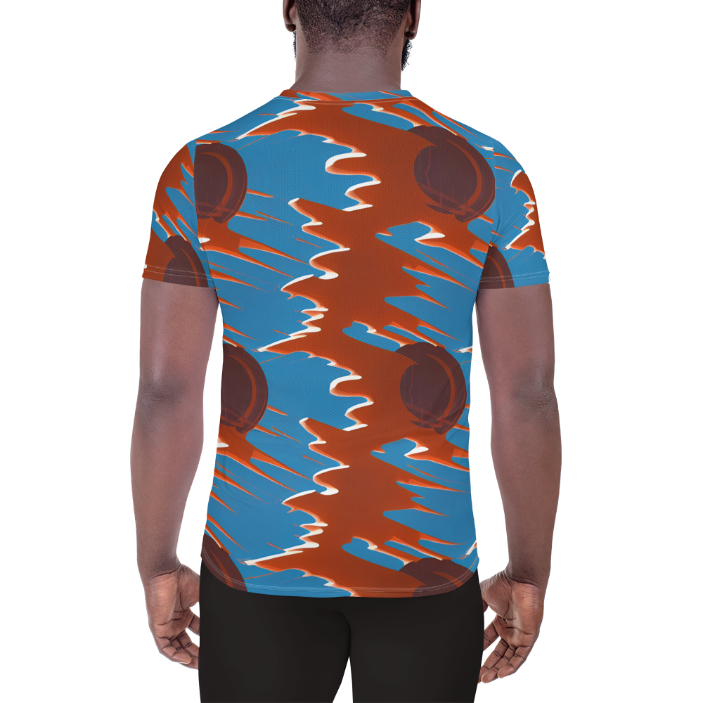 Men's Athletic T-Shirt - Desert Vortex