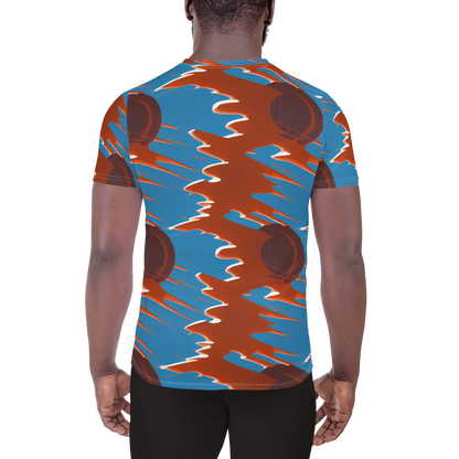 Men's Athletic T-Shirt - Desert Vortex